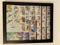 Preview: Bild mit Vogelbriefmarken ** / komplette Ausgaben