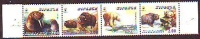 Kariakia  2000  4 Werte  **  ZD  Wildtiere  WWF