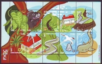 Karibisch Niederlande - Saba  2022  10 Werte  **  KLB  Fauna / Land