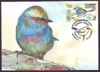 Kirgisien  2020  1 Wert auf  1 Maximumkarte  Vogel