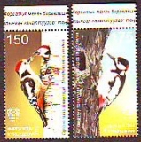 Kirgisien  2021  2 Werte  **  Spechte