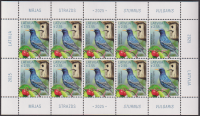 Lettland  2025  10 Werte  **  KLB  Star - Vogel des Jahres