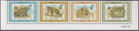 Liberia  2024  4 Werte  **  ZD  Leoparden  WWF