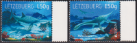 Luxemburg  2024  2 Werte  **  Prähistorische Wassertiere - Europa