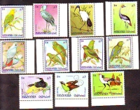 Manama  1969  11 Werte  **  Vögel