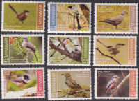 Myanmar  2023  9 Werte  **  Vögel