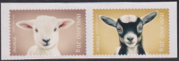 Norwegen  2025  2 Werte  **  ZD  s. kl.  Ziege / Schaf
