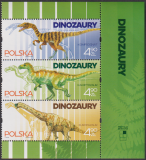 Polen  2025  3 Werte  **  ZD  Prähistorische Tiere