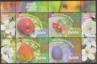 Polen  2025  4 Werte  **  ZD  Früchte