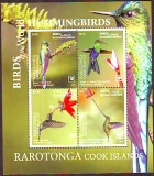 Cook - Inseln - Rarotonga  2019  1 Block  **  Kolibris