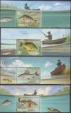 Rumänien  2025  4 Werte  **  Flußfische