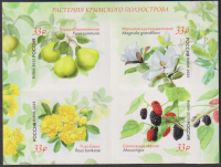 Russland  2025  4 Werte  **  ZD  Blüten / Obst