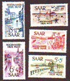 Saarland  1948  5 Werte  **  Hochwasserhilfe