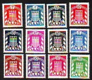 Saarland  1949  12 Werte  **  FM Wappen