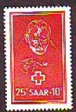 Saarland  1950  1 Wert  **  Rotes Kreuz