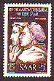 Saarland  1951  1 Wert  **  Reformation