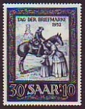 Saarland  1952  1 Wert  **  Tag der Briefmarke