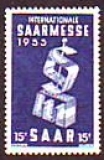 Saarland  1953  1 Wert  **  Saarmesse