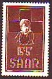 Saarland  1954  1 Wert  **  Rotes Kreuz