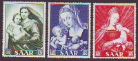 Saarland  1954  3 Werte  **  Gemälde 6
