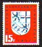 Saarland  1957  1 Wert  **  Eingliederung