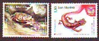 San Marino  2021  2 Werte  **  Süßwasserkrabbe / Salamander / Europa