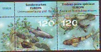 Schweiz  2024  2 Werte  **  ZD  Fische / Europa