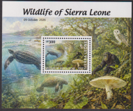 Sierra Leone  2026  1 Block  **  Wildlife of Sierra Leone