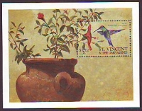 St. Vincent und die Grenadinen  1989  1 Block  **  Granatkolibri