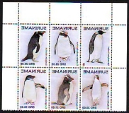 Surinam  2020  6 Werte  **  ZD  Pinguine