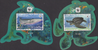 Thailand  2019  2 Blöcke  **  Wale / Schildkröte  WWF