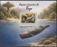 Togo  2026  1 Block  **  Reptilien / Affe / Wal