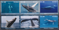 Tuvalu  2022  6 Werte  **  2 ZD  Wale