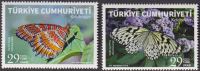 Türkei  2024  2 Werte  **  Schmetterlinge