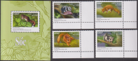 Vietnam  2025  4 W. + 1 Bl.  **  Säugetiere