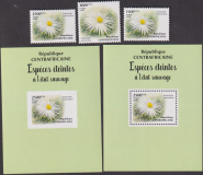 Zentralafrika  2026  3 W. + 2 Bl.  **  Blume