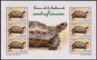 Zentralafrika  2026  6 Werte  **  KLB  Schildkröten