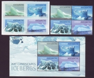 Australische Antarktis  2011  8 W. + 1 Bl.  **  Eisberge