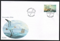 Aland Inseln  1999  1 Wert auf 1 FDC  Segelschiff