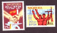 Albanien  1975  2 Werte  **  Gewerkschaft