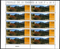 Andorra (Französisch)  1999  10 Werte  **  KLB  Naturschutzgebiet