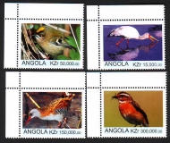 Angola  1999  4 Werte  **  Vögel