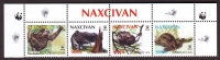 Aserbaidschan - Naxcivan  2000  4 Werte  **  ZD  Wildtiere  WWF