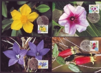 Australien  1999  4 Werte auf 4 MK  Küstenblumen