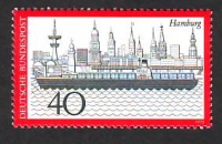 Bundesrepublik Deutschland  1973  1 Wert  **  Passagierschiff