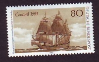 Bundesrepublik Deutschland  1983  1 Wert  **  Segelschiff