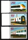 Belgien  1997  3 Werte  **  Eisenbahnen - Dienstmarken