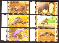Belgien  1997  6 Werte  **  Bienen