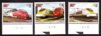 Belgien  1998  3 Werte  **  Eisenbahnen