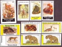 Preview: Bernera - Inseln  1980/82  38 W. + 24 Bl.  **  Säugetiere 2